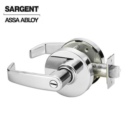 10 Line Series Cylindrical Lock Mechanical Privacy/Bathroom L Trim L Rose Strike Lip Length 1-1/4 Sa